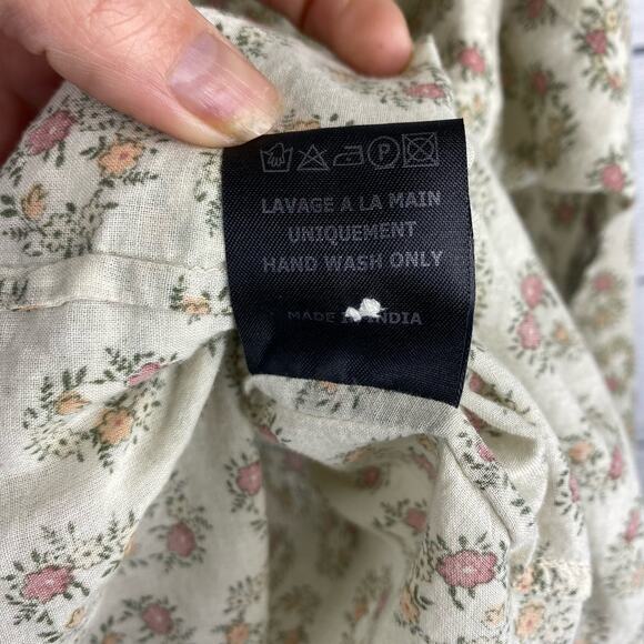 Etoile Isabel Marant Womens Floral Button Front Pullover Blouse size 2 Medium - Picture 4 of 7